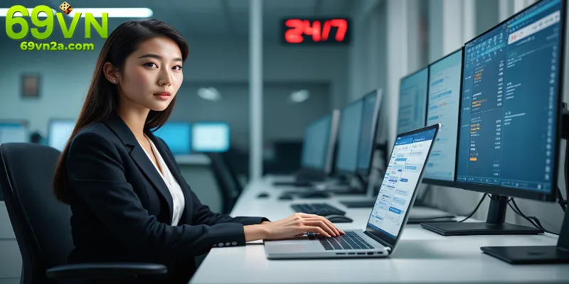 Liên hệ 69VN qua live chat 24/7 để được hỗ trợ ngay lập tức