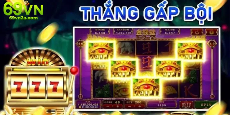 Giao diện slot 5 cuộn nổ hũ xèng tại sòng bài 69VN