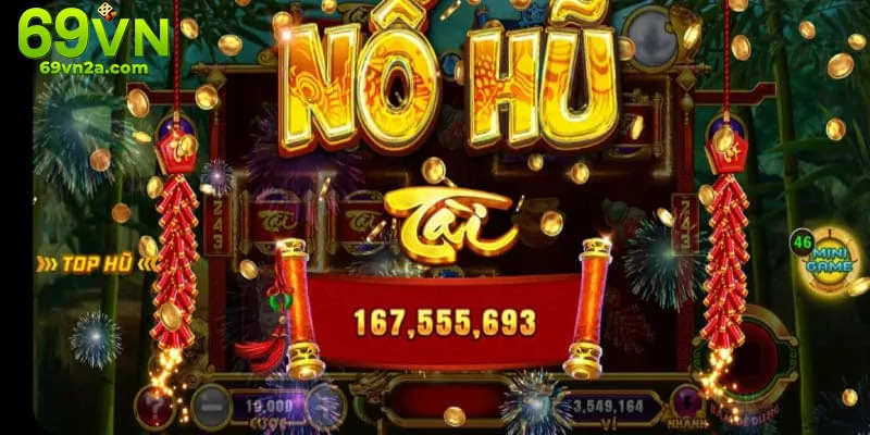 Giao diện thưởng jackpot trong nổ hũ trực tuyến hiện đại