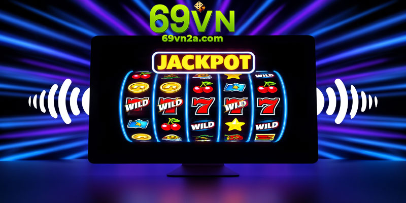 Giao diện trò chơi slot trực tuyến với nhiều biểu tượng hấp dẫn