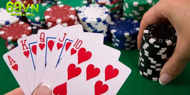 Tỷ lệ xuất hiện thùng phá sảnh trong poker rất thấp